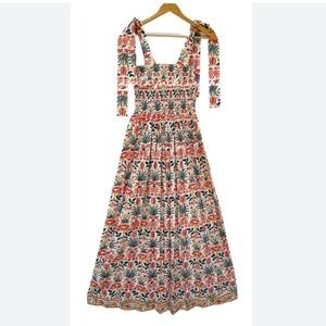 Indian Pink Boutique Multicolor Floral Maxi Dress